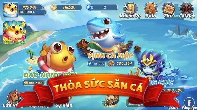 Thỏa sức săn cá giải tỏa những mệt mỏi 