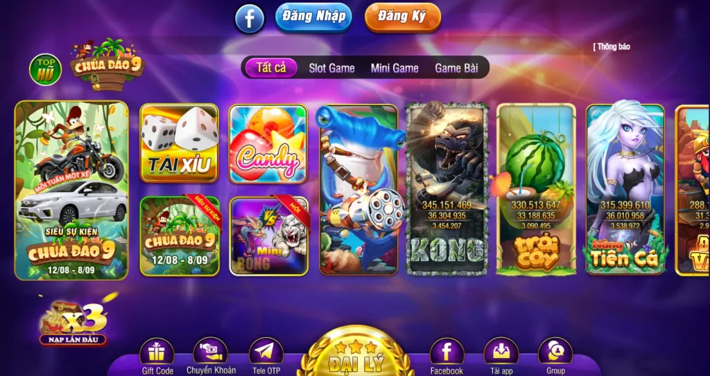 Các tựa game chất tại Bayvip online đổi thưởng 2022 5