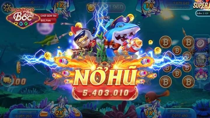 boc. fan cũng thường xuyên cập nhật kho game đầy đủ phong phú