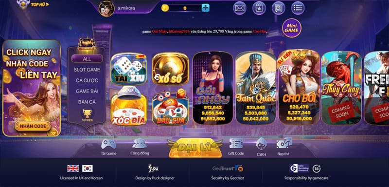 Pon Vip Club rất thường xuyên thay đổi và cập nhật thêm những tựa game mới