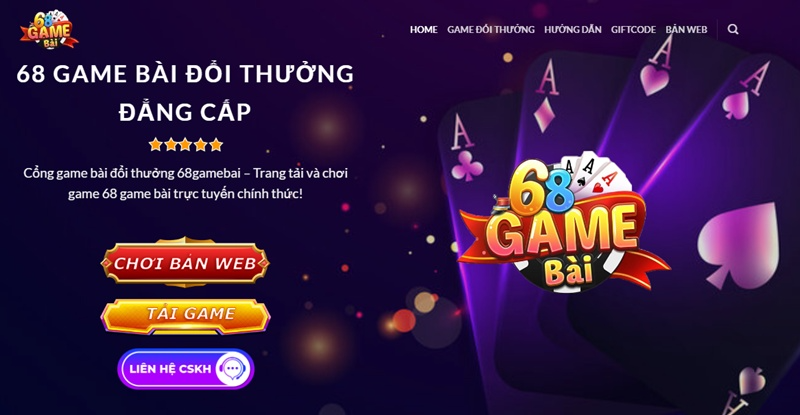 Đăng nhập 68 game bài giúp anh em trải nghiệm cổng game trọn vẹn